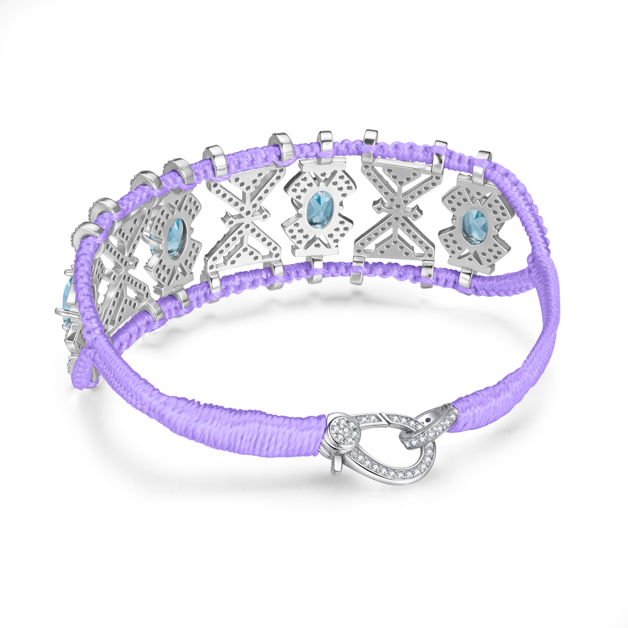 Bracelet Fortalezza lilac - Topazes