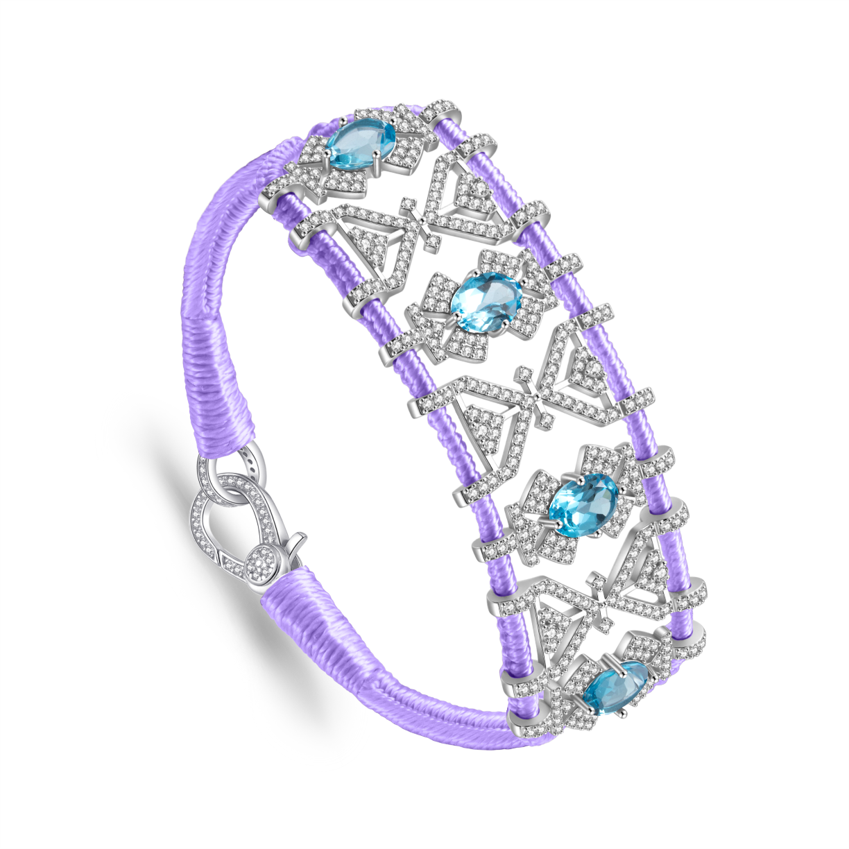 Bracelet Fortalezza lilac - Topazes