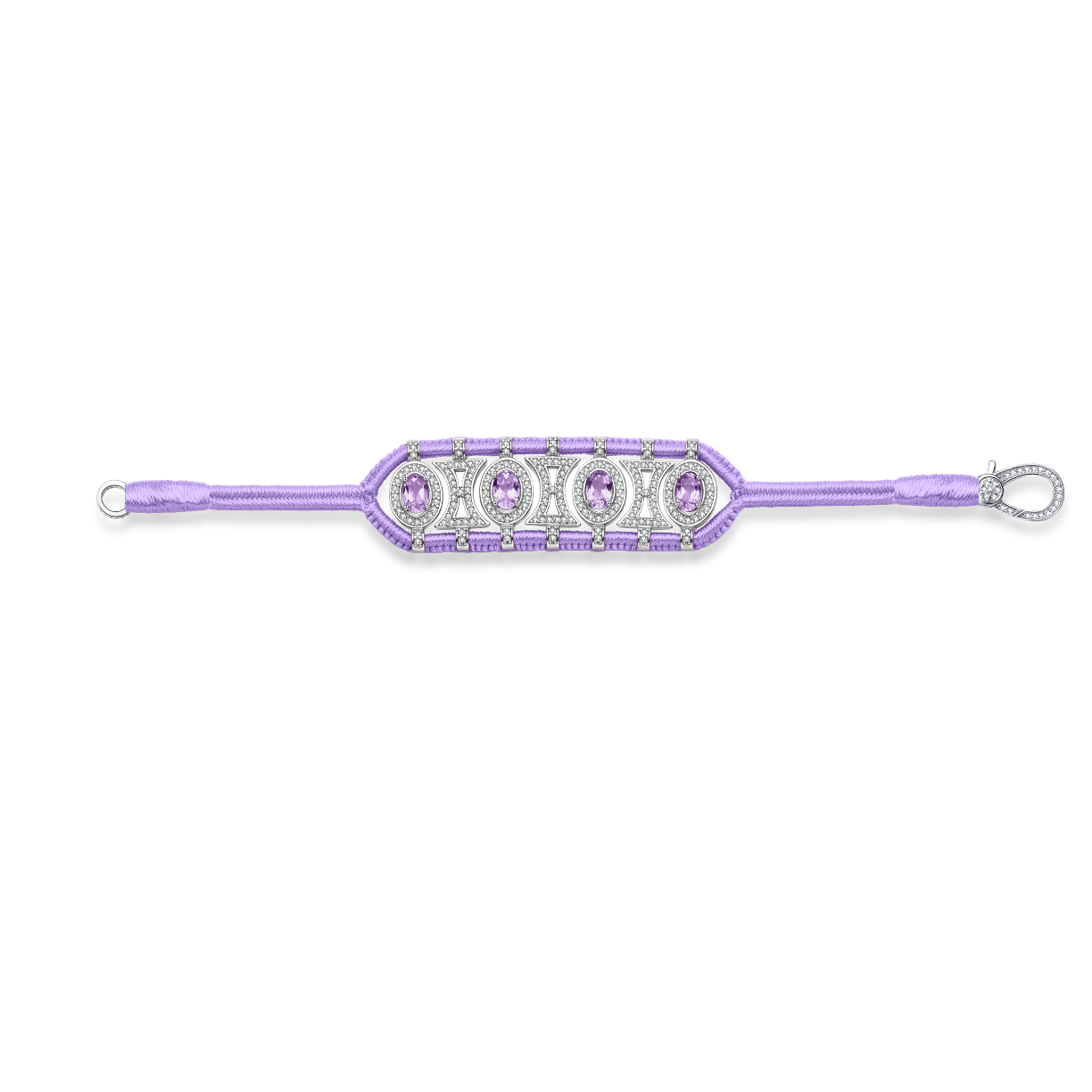 Bracelet Olinda lilas - Améthystes
