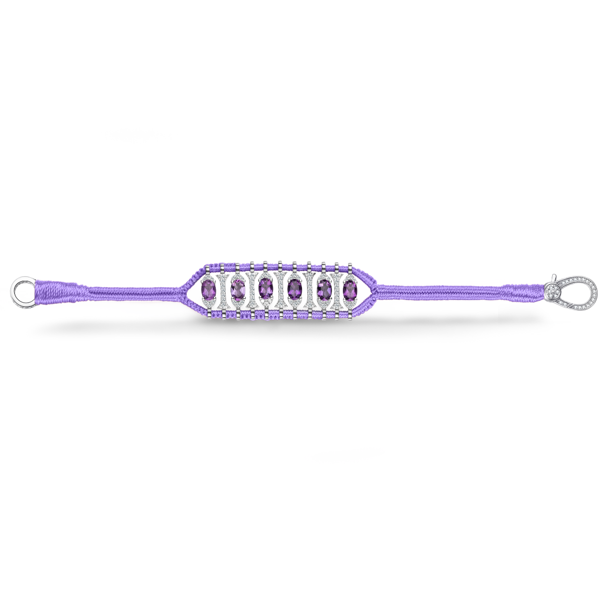 Teresina Lilac bracelet - Amethyst