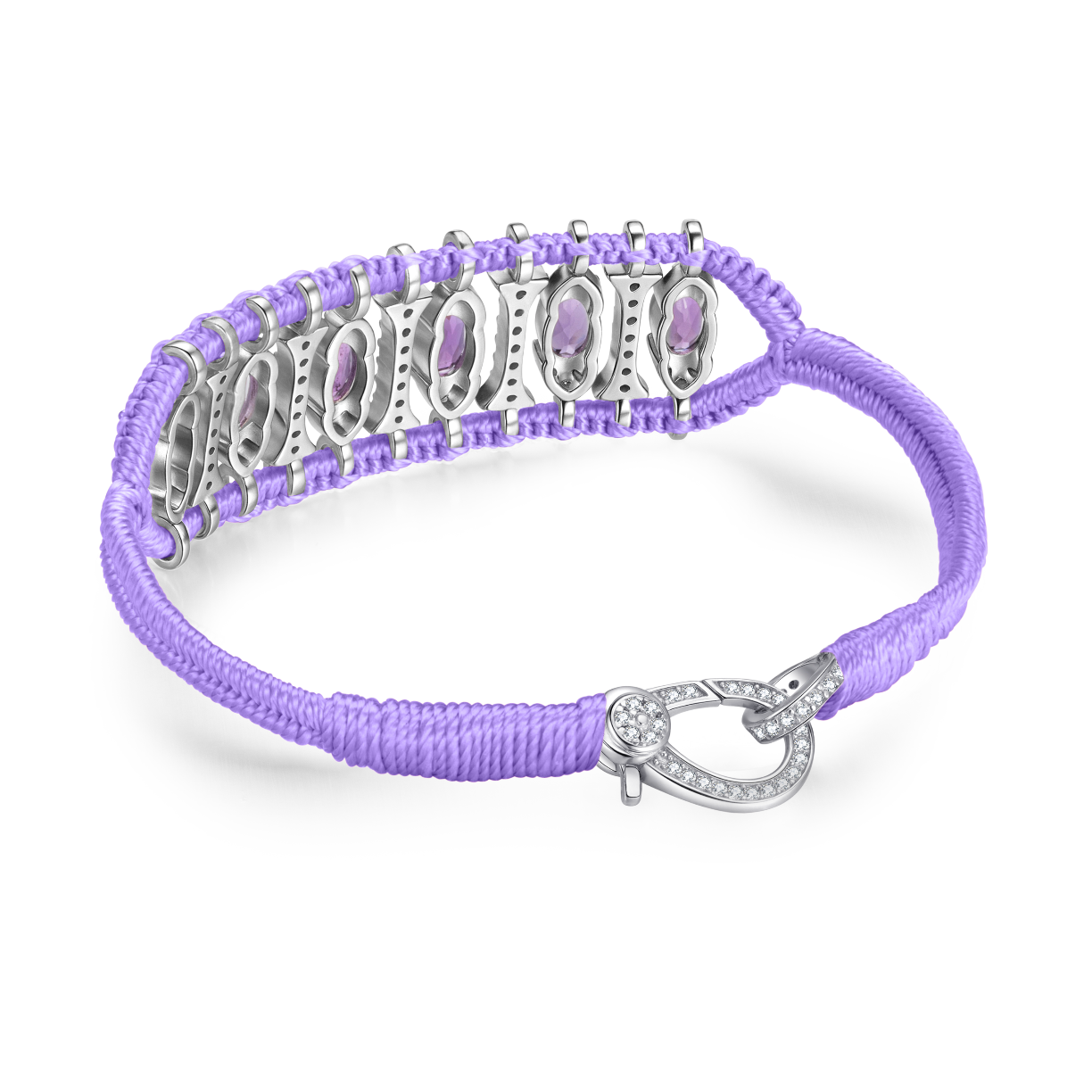Teresina Lilac bracelet - Amethyst
