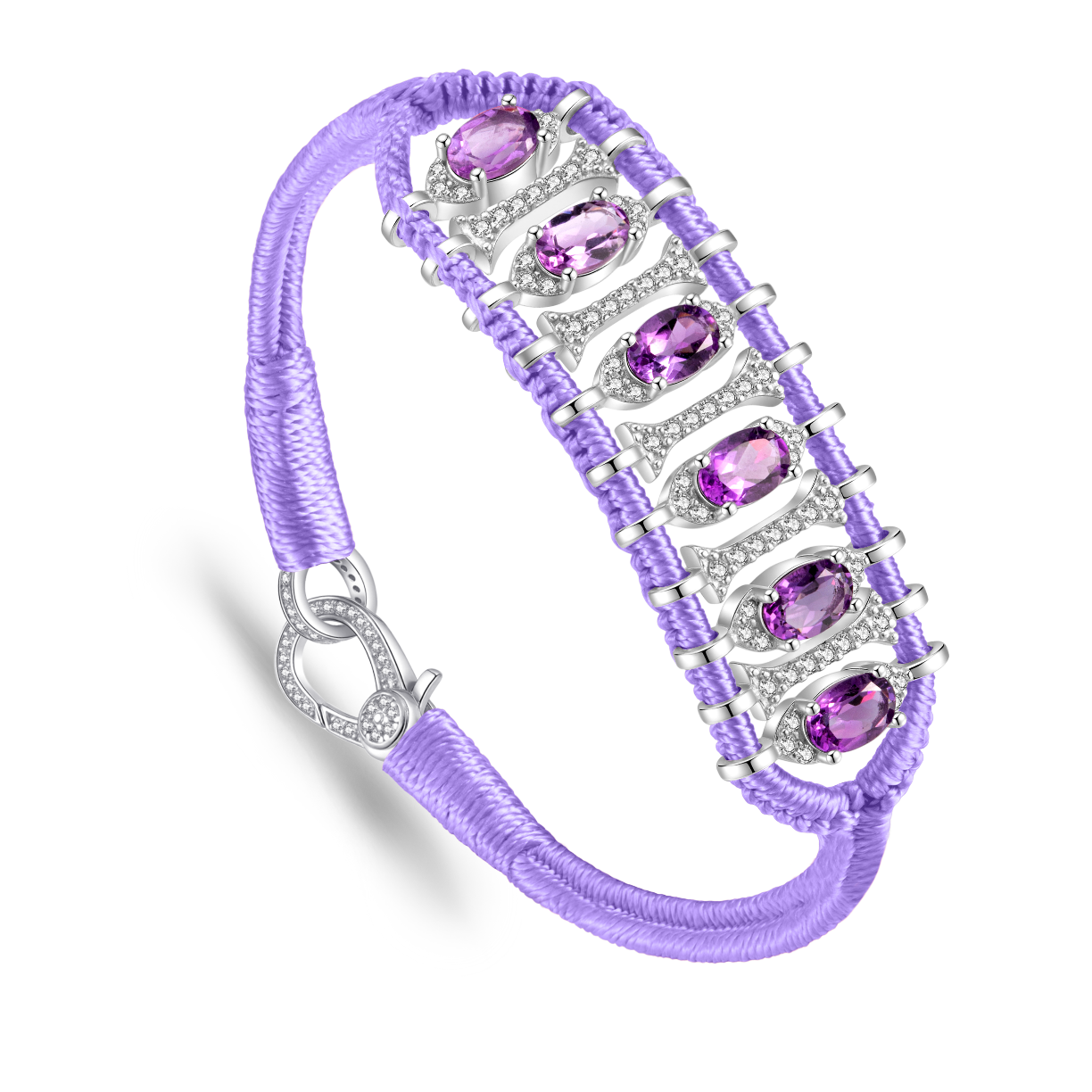 Teresina Lilac bracelet - Amethyst