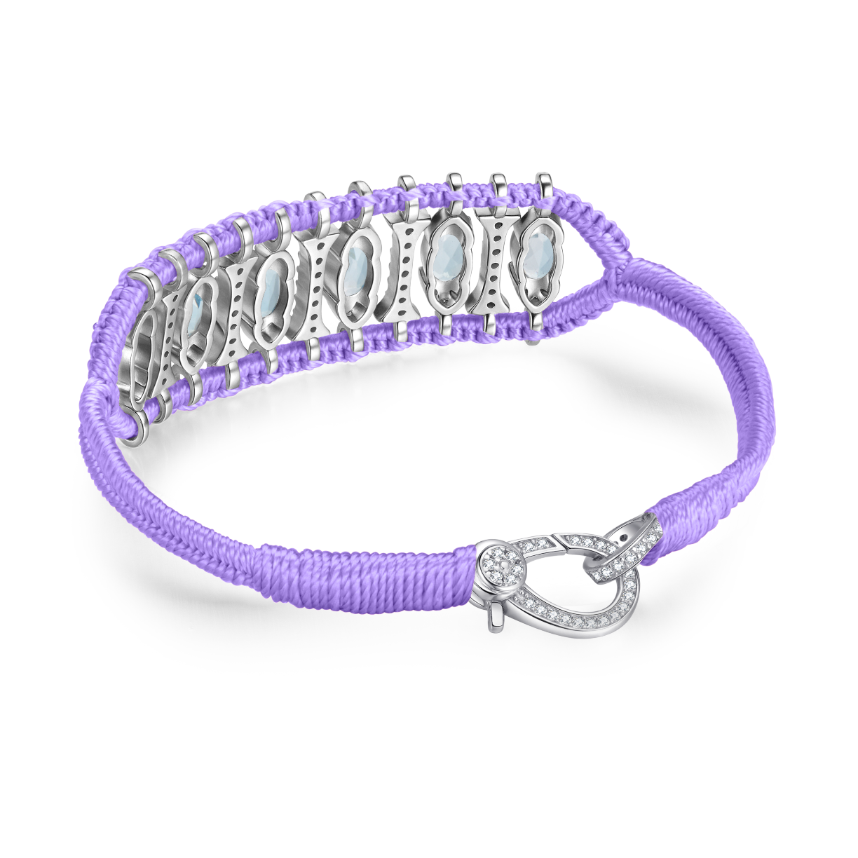 Teresina lilac bracelet - Topaz