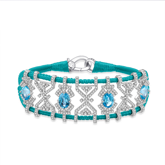 Bracelet Fortalezza turquoise - Topazes