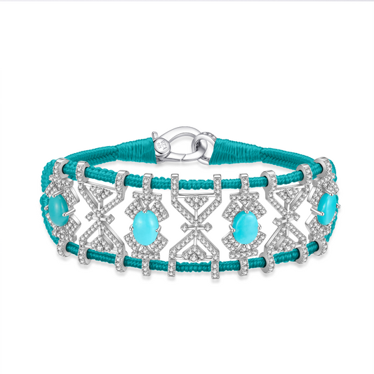 Bracelet Fortalezza Turquoise - Turquoises