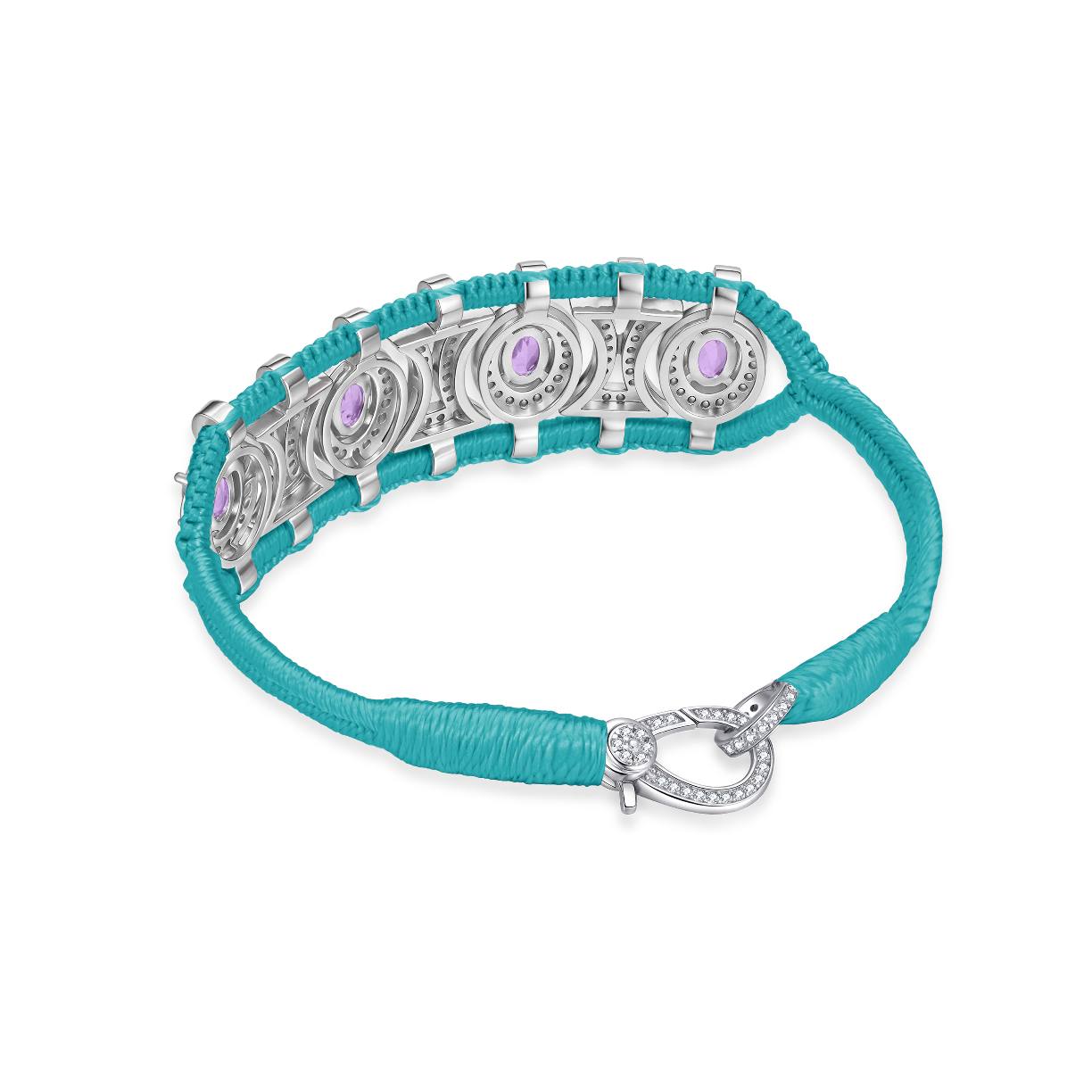 Bracelet Olinda turquoise - Améthystes