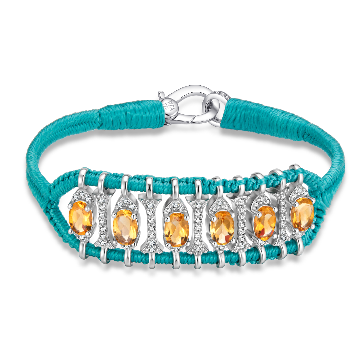 Teresina Turquoise bracelet - Citrine