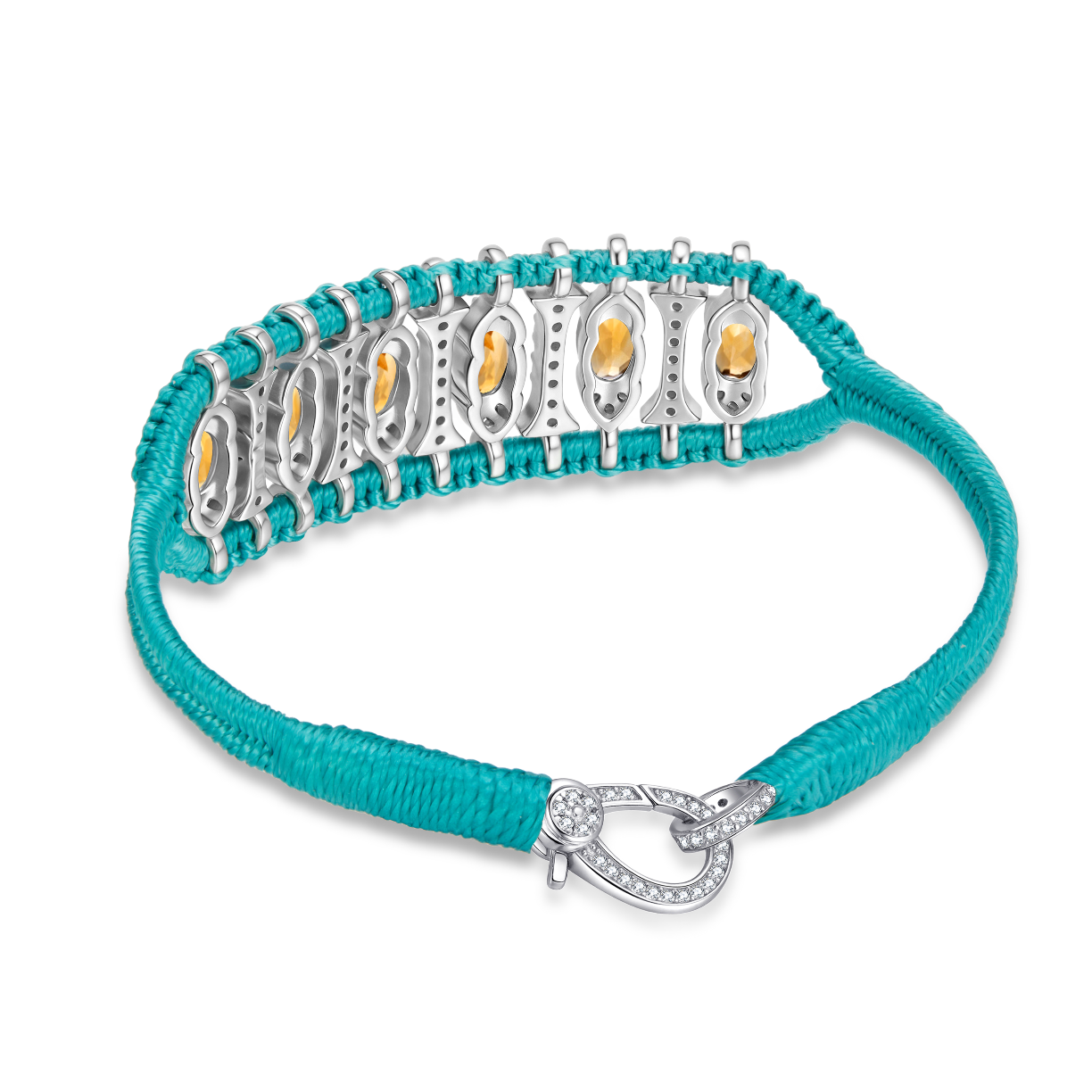 Teresina Turquoise bracelet - Citrine
