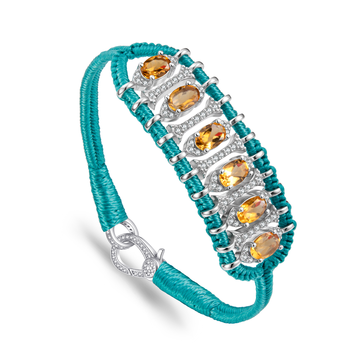 Teresina Turquoise bracelet - Citrine
