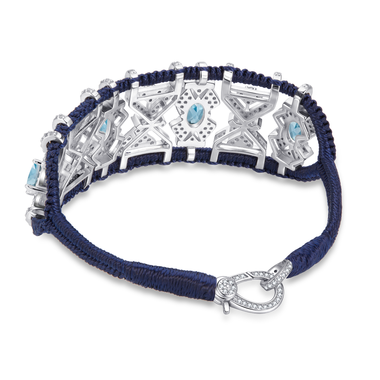 Bracelet Fortalezza navy - Topazes