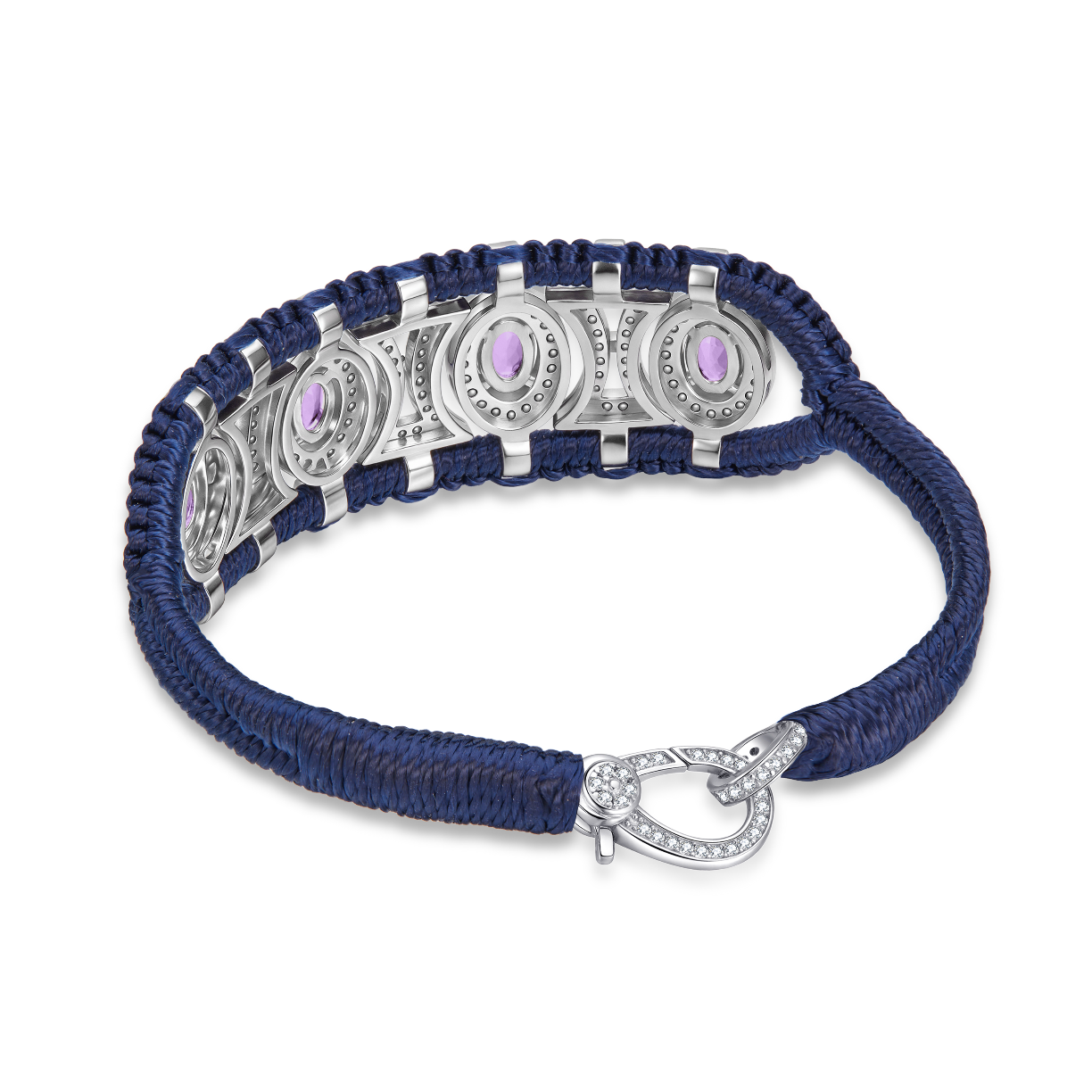 Bracelet Olinda navy - Améthystes