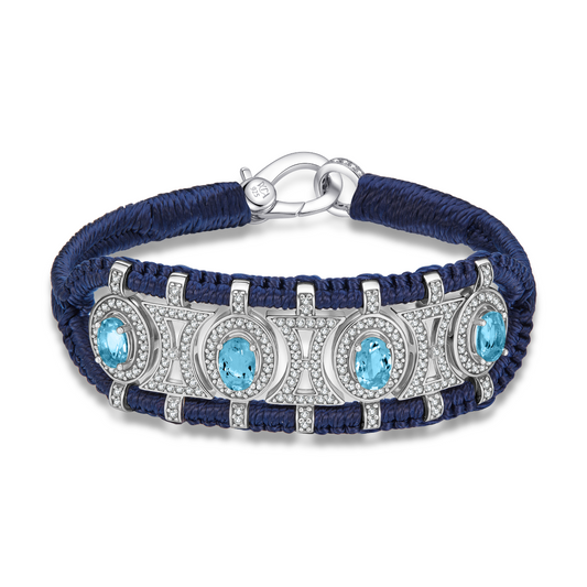 Bracelet Olinda navy - Topazes