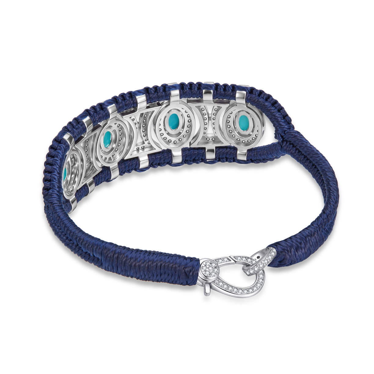 Bracelet Olinda navy - turquoises