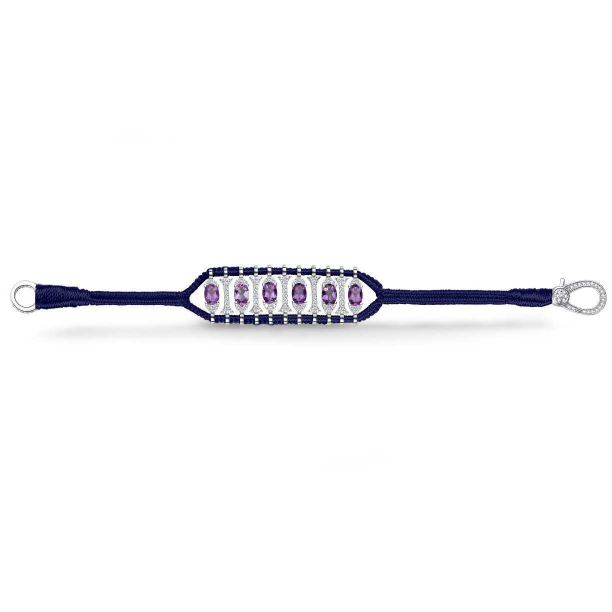 Bracelet Teresina Navy - améthystes