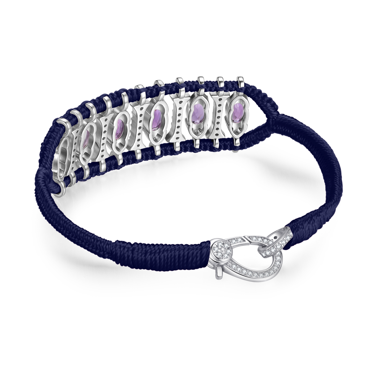 Bracelet Teresina Navy - améthystes