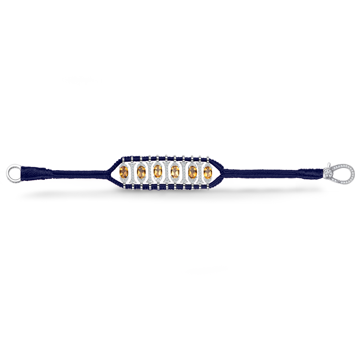 Bracelet Teresina Navy - Citrines