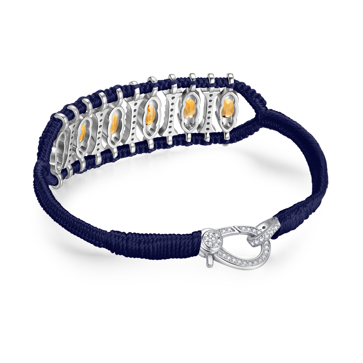 Bracelet Teresina Navy - Citrines