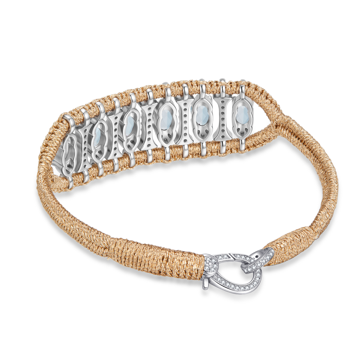 Bracelet Teresina Brass - topazes