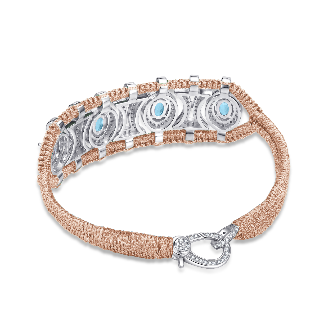 Bracelet Olinda rose gold - Topazes