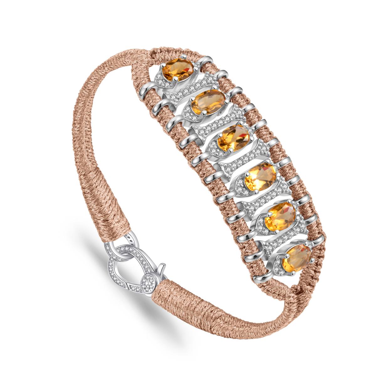 Teresina Rose Gold bracelet - Citrine