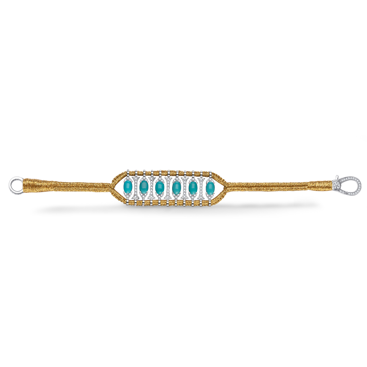 Bracelet Teresina Gold - Turquoises