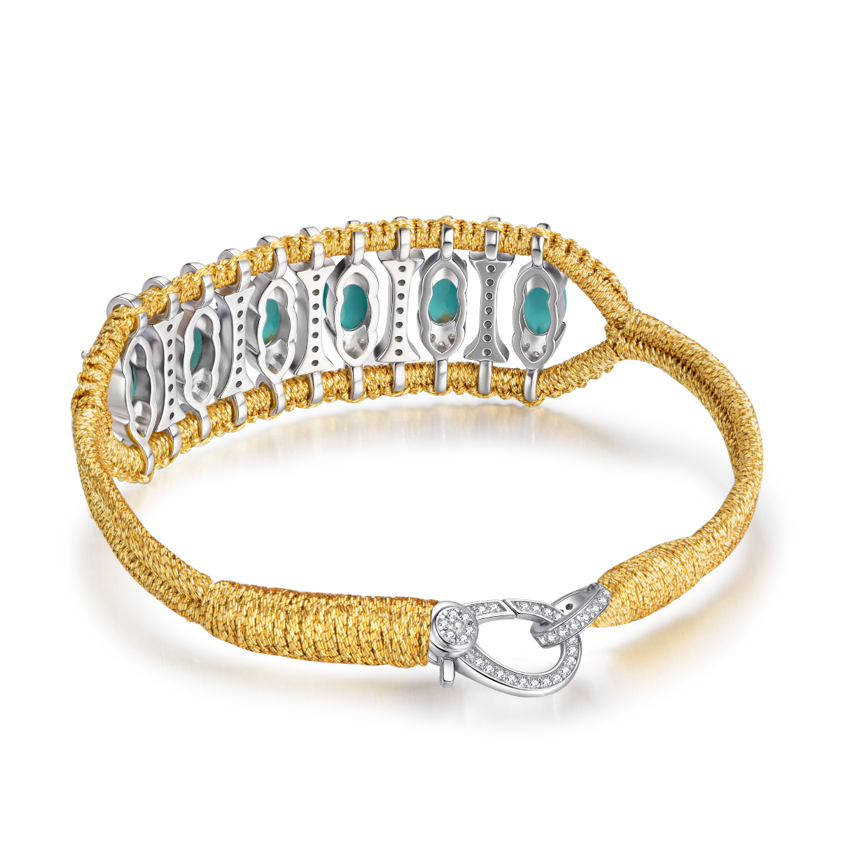 Bracelet Teresina Gold - Turquoises