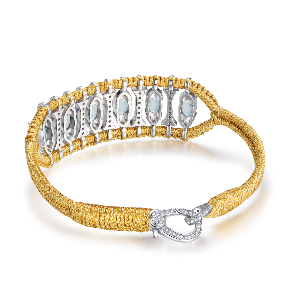 Teresina gold bracelet - Topaz