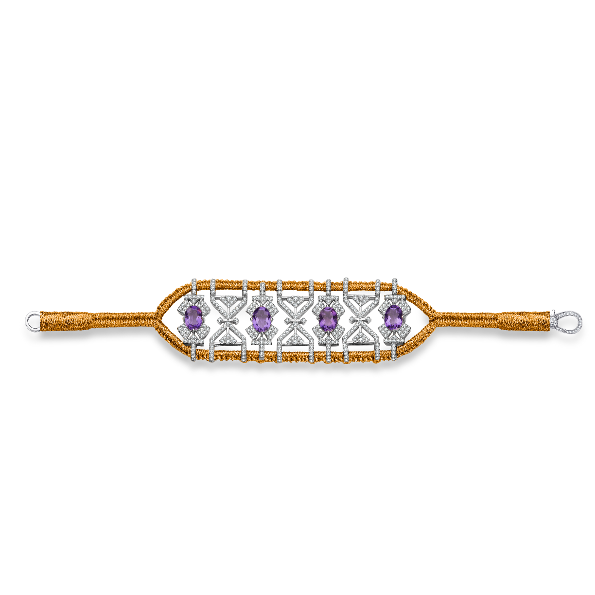 Bracelet Fortalezza Copper- Améthyste