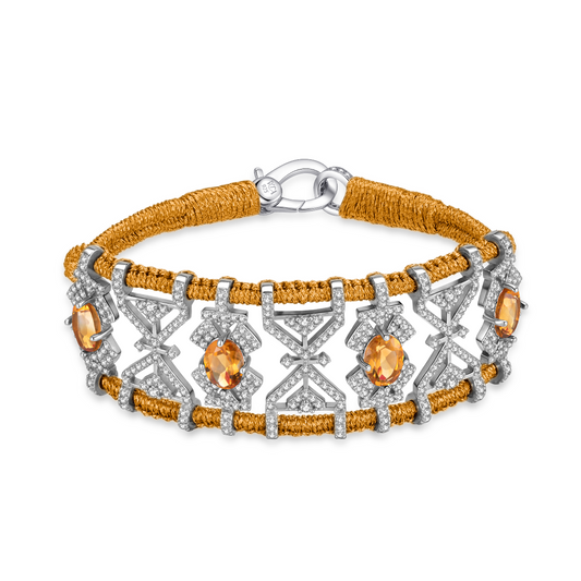 Bracelet Fortalezza Copper - Citrines