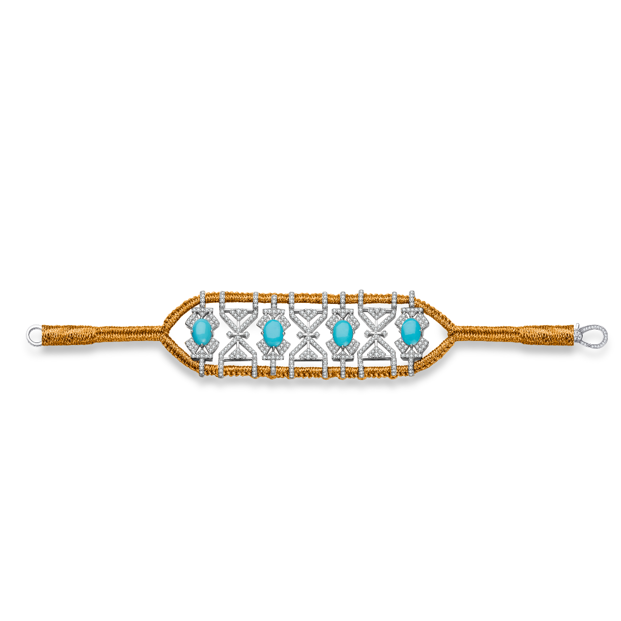 Bracelet Fortalezza Copper - Turquoises