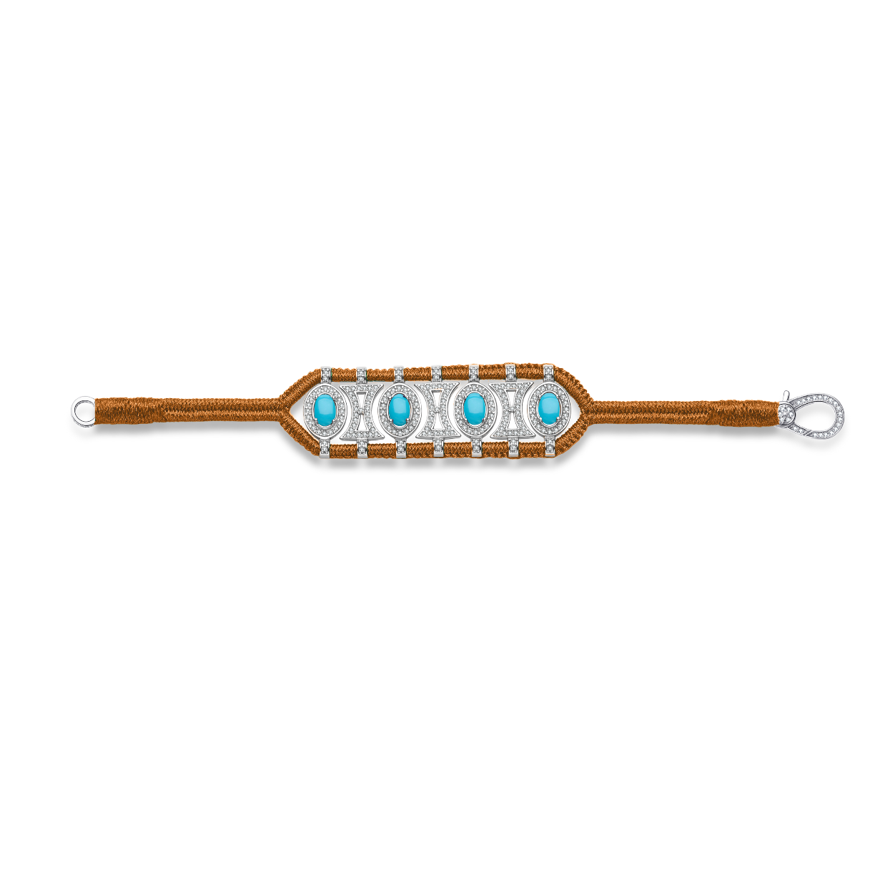 Bracelet Olinda copper - Turquoises
