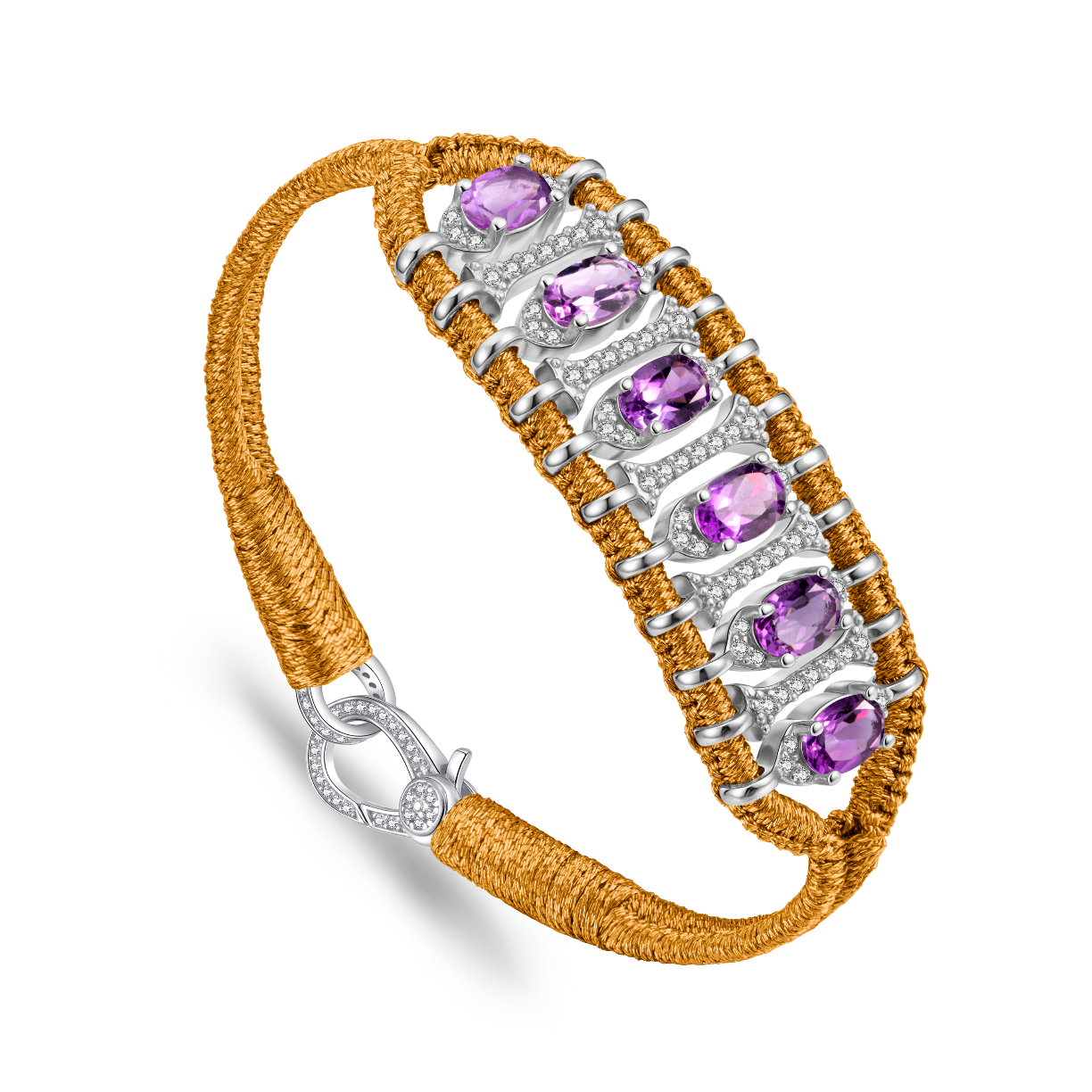 Bracelet Teresina Copper - améthystes