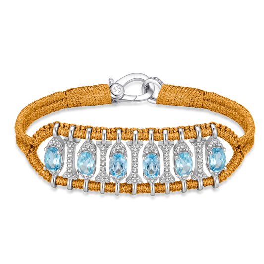 Bracelet Teresina Copper - topazes