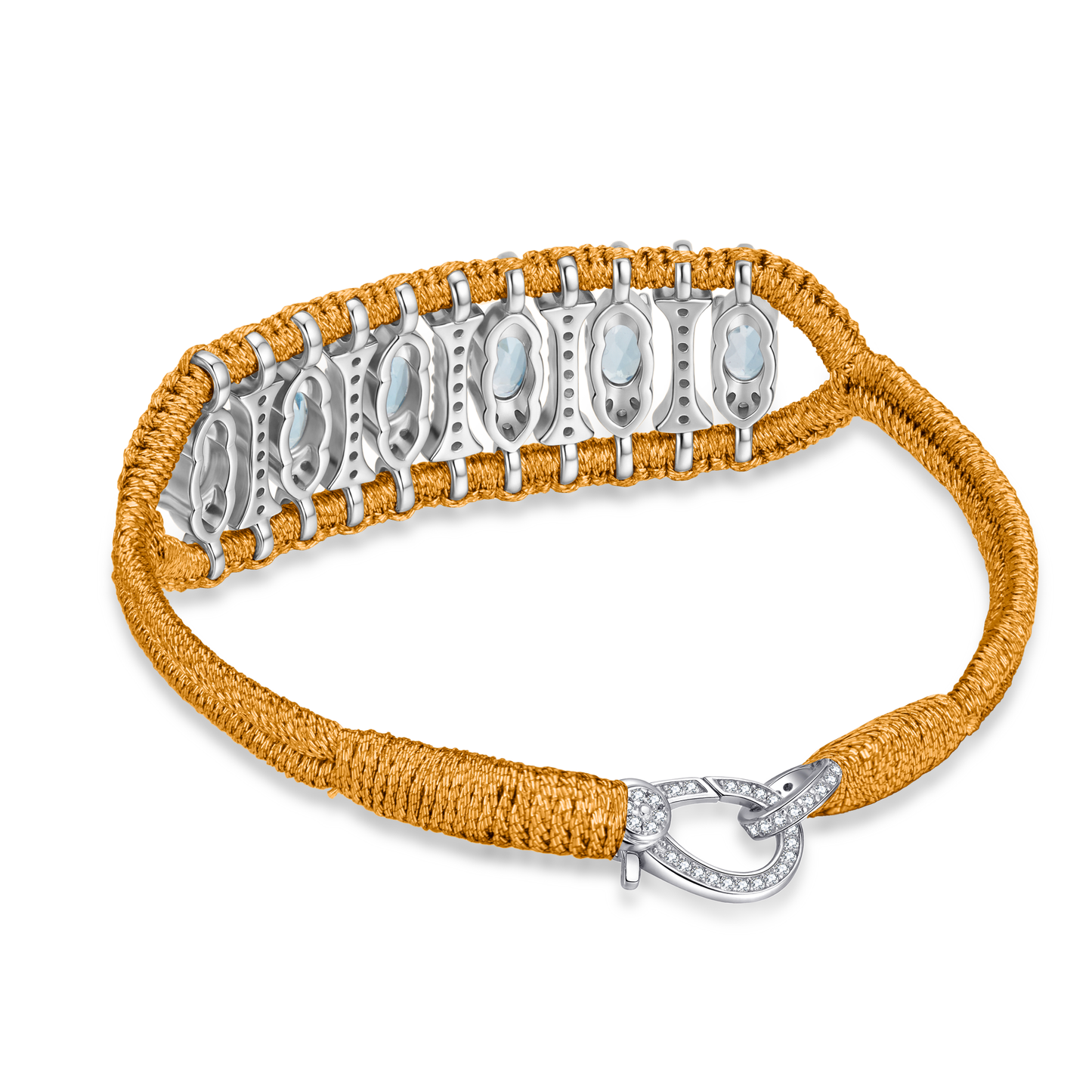 Teresina copper bracelet - Topaz