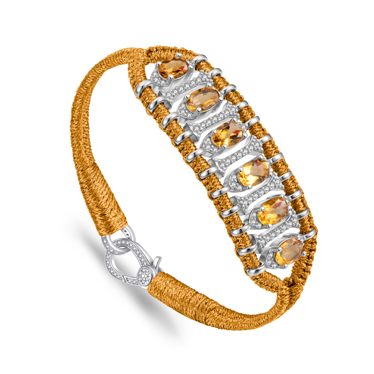 Teresina Copper bracelet - Citrine