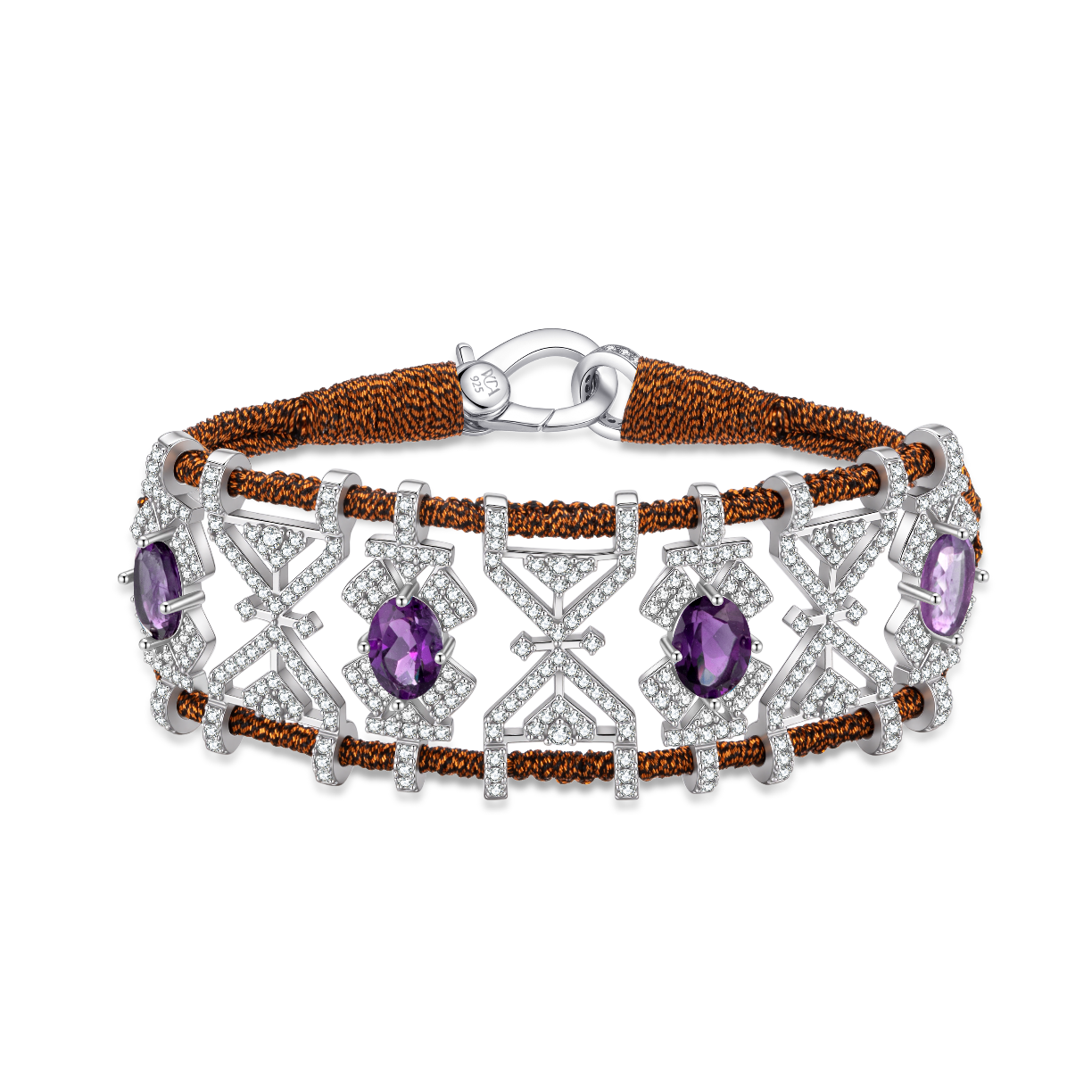 Bracelet Fortalezza Rusty- Améthyste