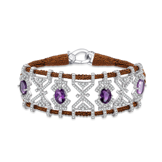 Bracelet Fortalezza Rusty- Améthyste