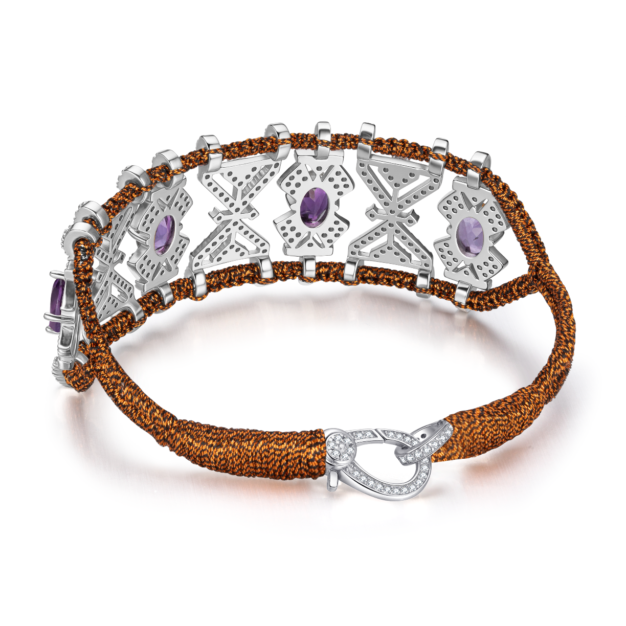 Bracelet Fortalezza Rusty- Améthyste