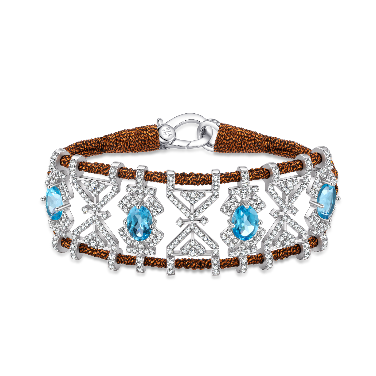 Bracelet Fortalezza rusty - Topazes