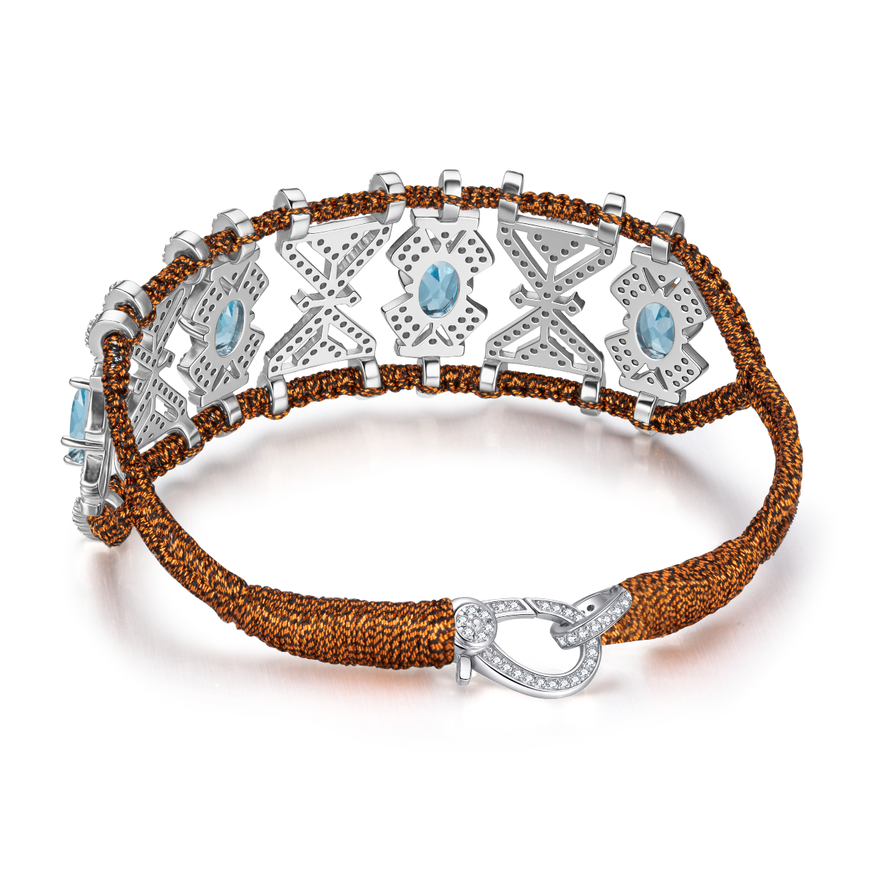 Bracelet Fortalezza rusty - Topazes