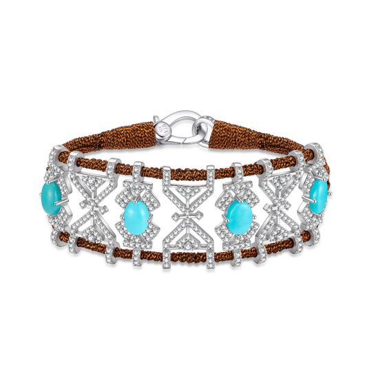Bracelet Fortalezza Rusty - Turquoises
