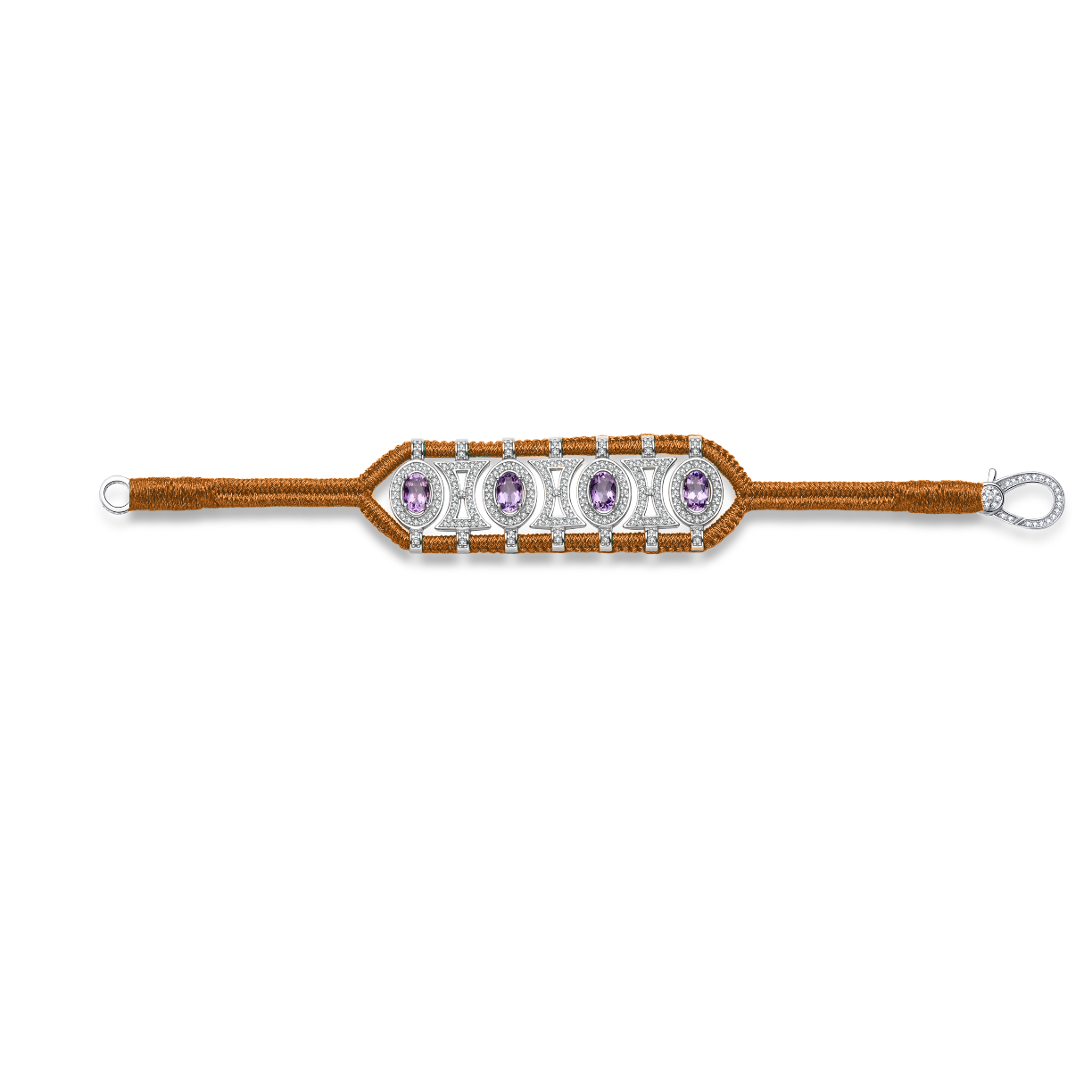 Bracelet Olinda rusty - Améthystes