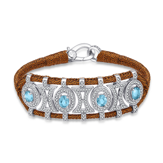 Bracelet Olinda rusty - Topazes
