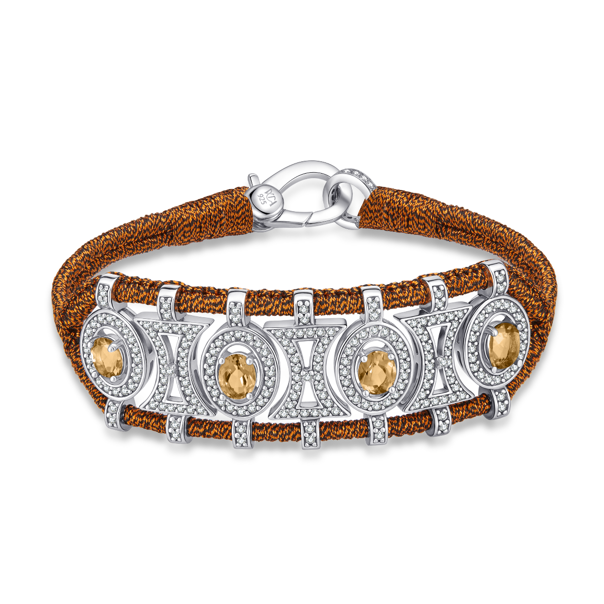 Bracelet Olinda rusty - Citrines