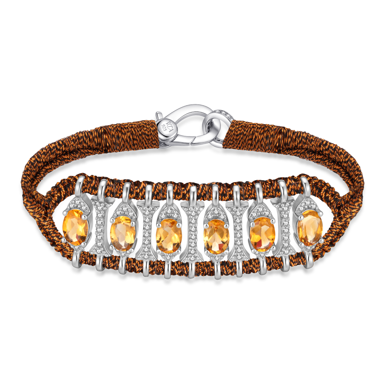 Teresina Rusty bracelet - Citrine