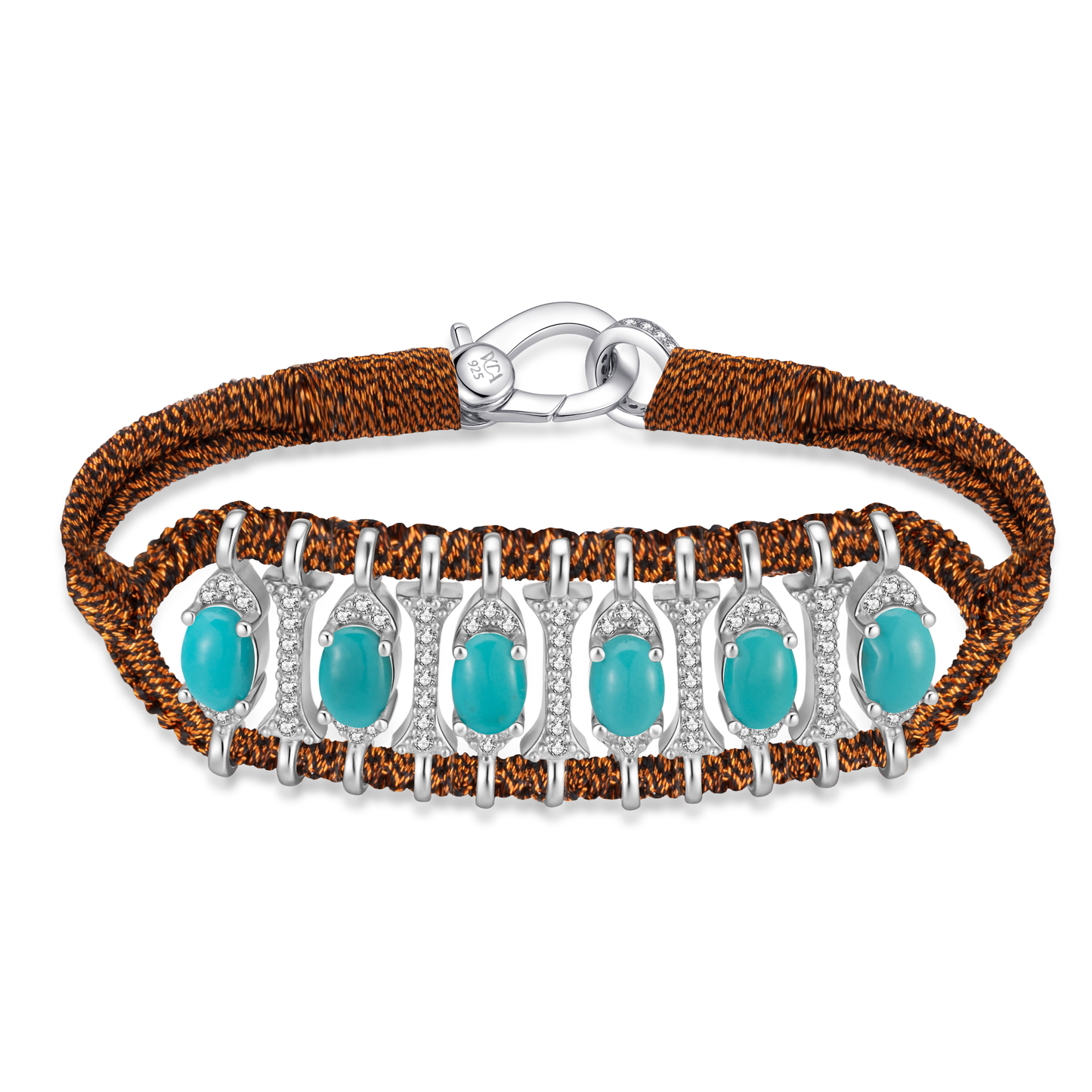 Bracelet Teresina rusty - Turquoises