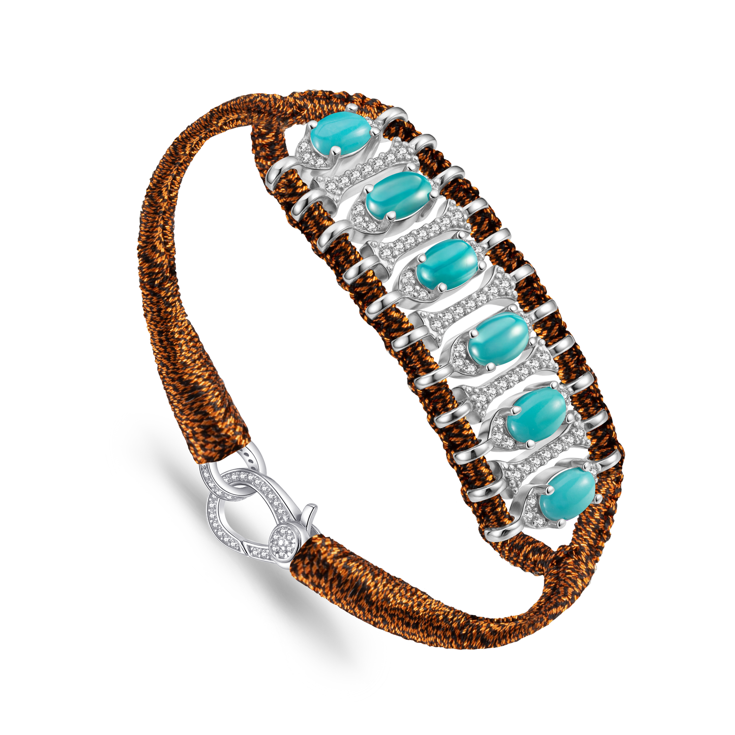 Bracelet Teresina rusty - Turquoises