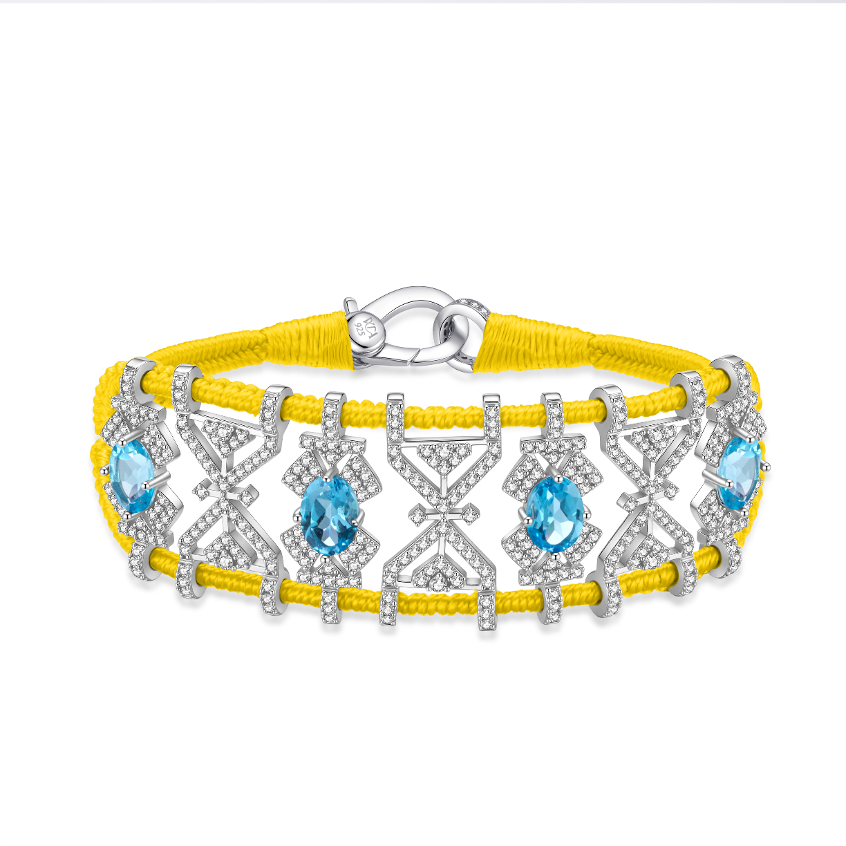 Bracelet Fortalezza yellow - Topazes