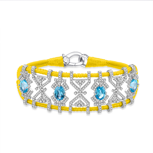 Bracelet Fortalezza yellow - Topazes