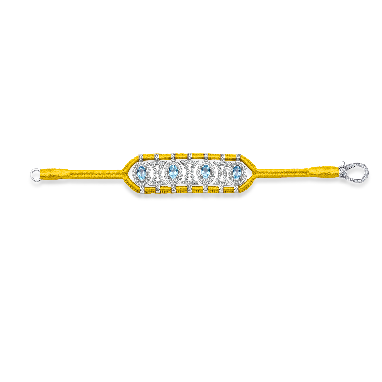 Olinda yellow bracelet - Topazes